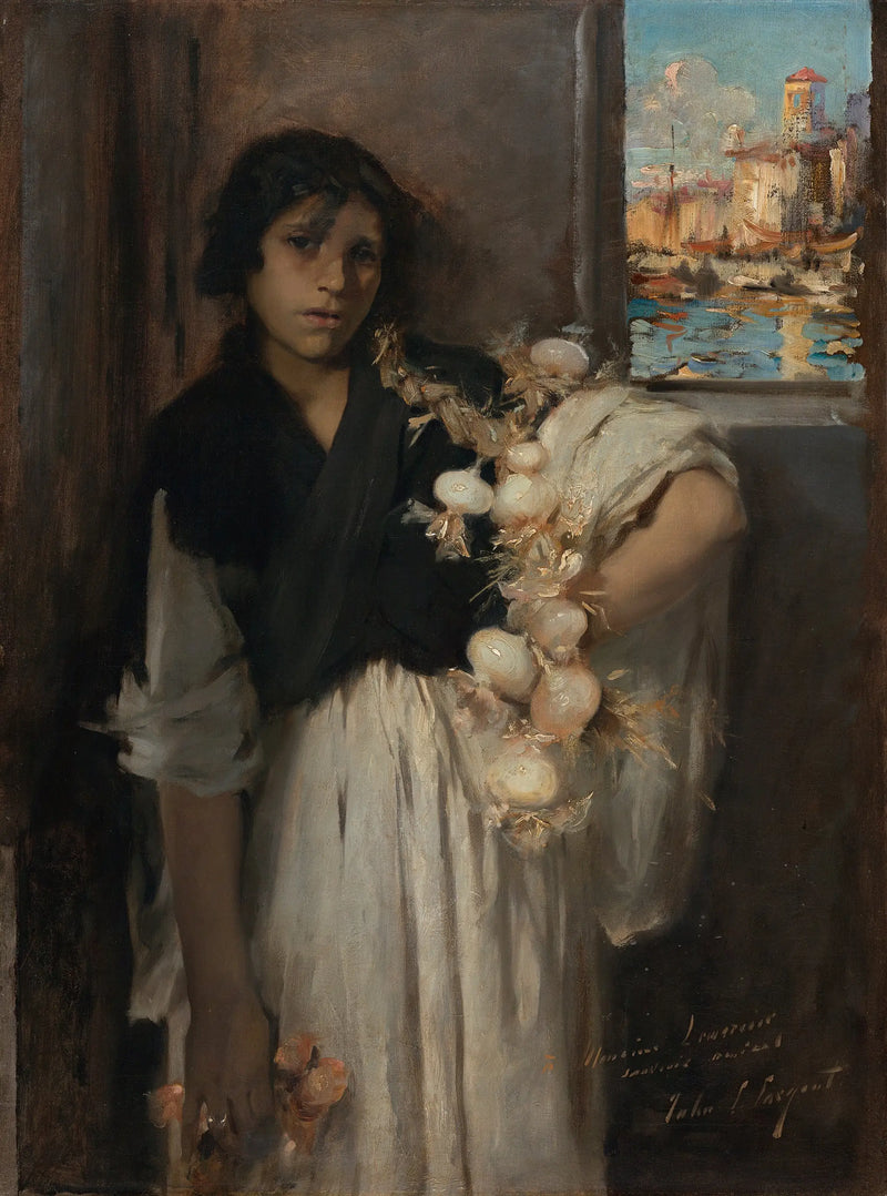 Venetsialainen sipulimyyjä - John Singer Sargent