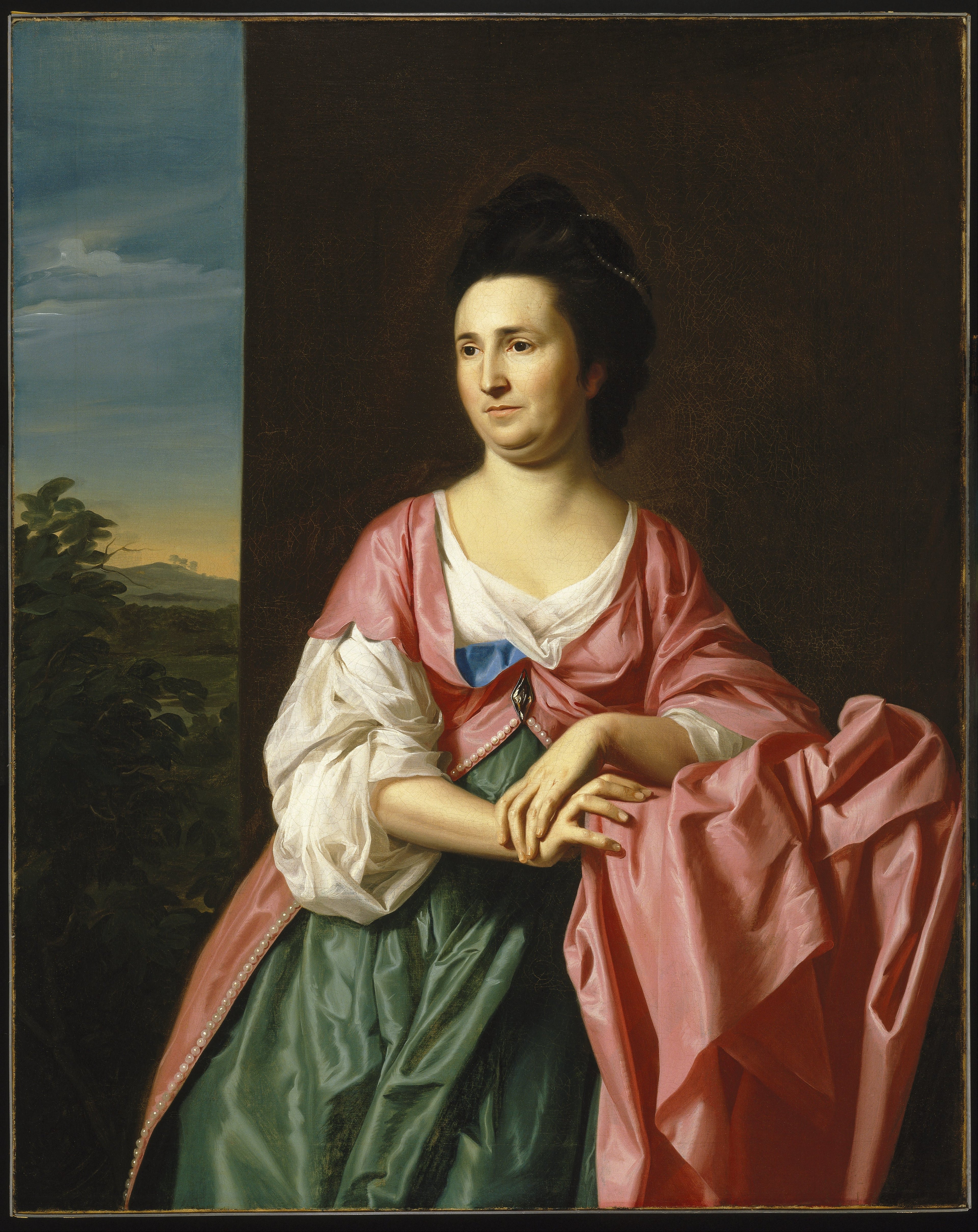 Mme Sylvester Gardiner, née Abigail Pickman, anciennement Mme William Eppes - John Singleton Copley
