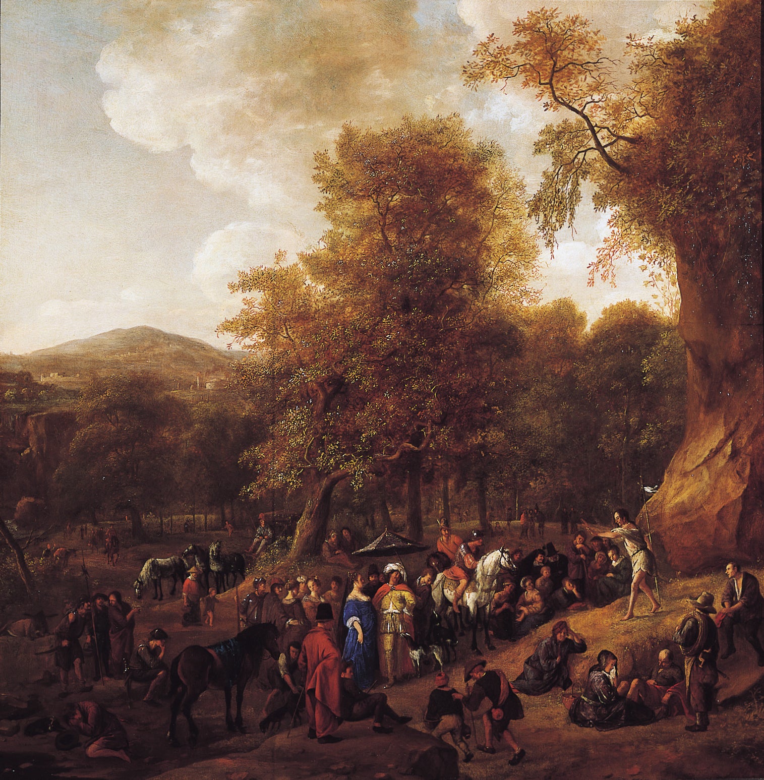 Jean-Baptiste prêchant dans le désert - Jan Steen