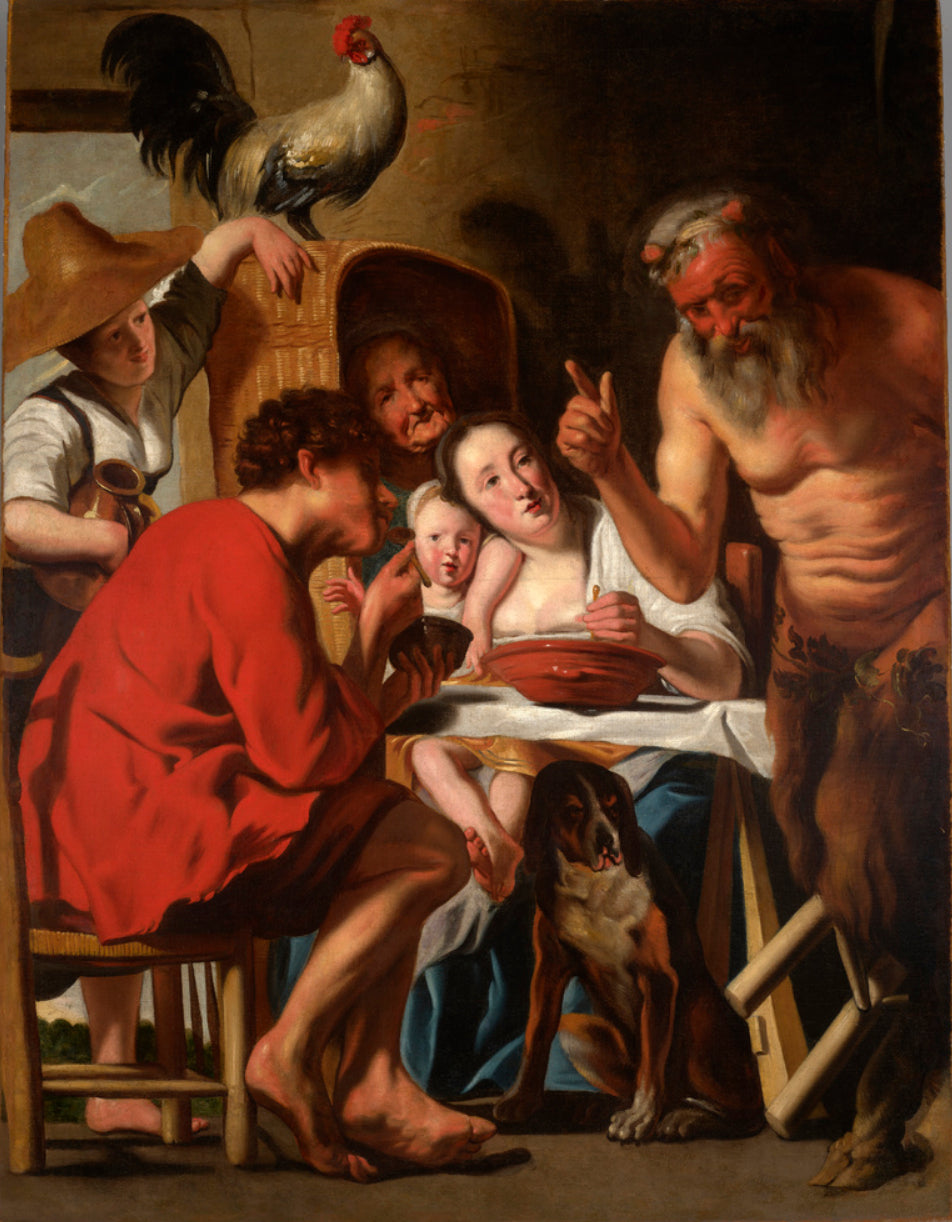 Le satyre et le paysan. - Jacob Jordaens1