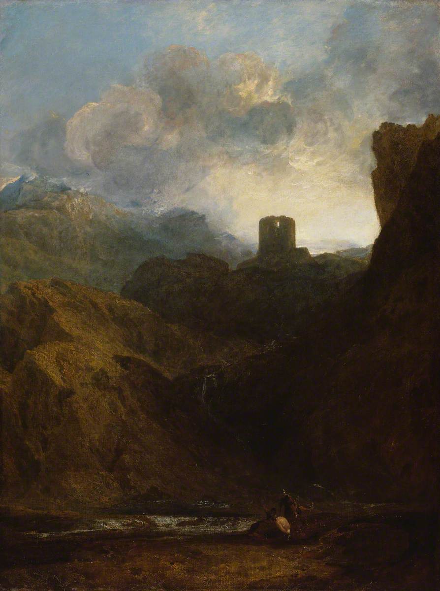 Reproduction du tableau « Dolbadern Castle - J. M. W. Turner » par Alpha Reproduction en peinture à l’huile