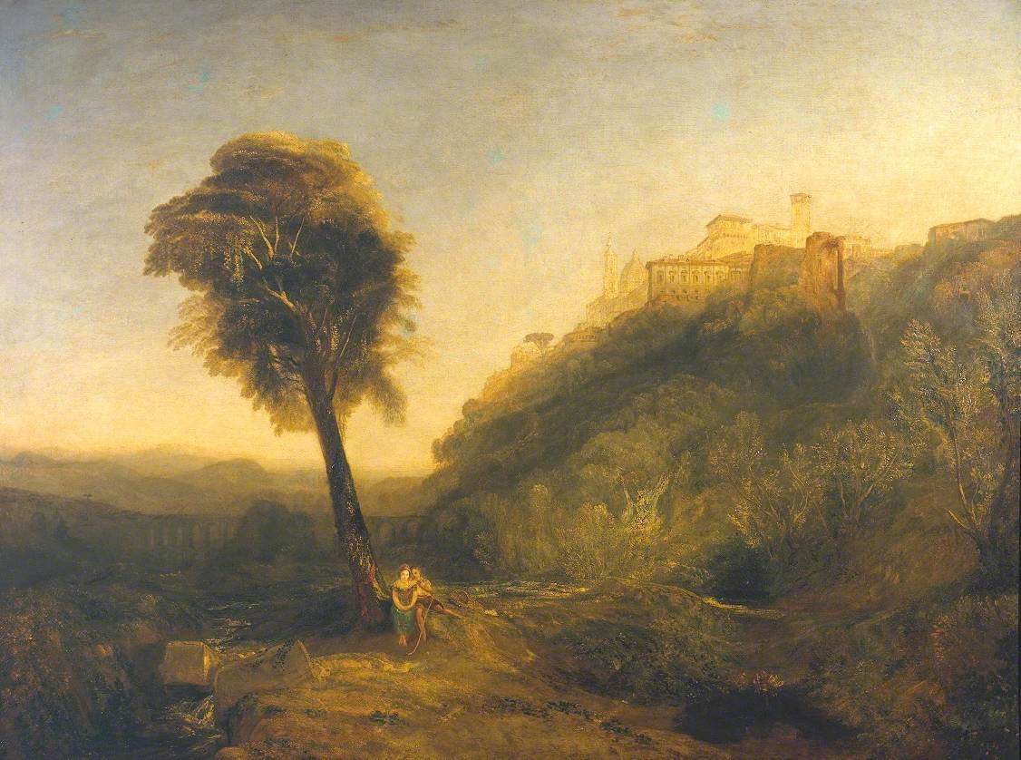 Reproduction du tableau « The Loretto Necklace - J. M. W. Turner » par Alpha Reproduction en peinture à l’huile