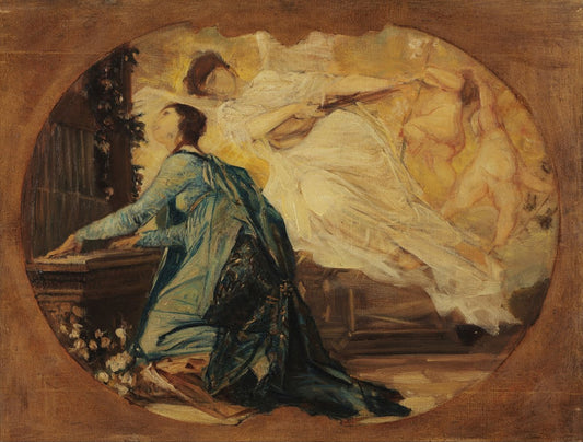 🎶 Urkurinsoittaja – Gustav Klimt (noin 1891)