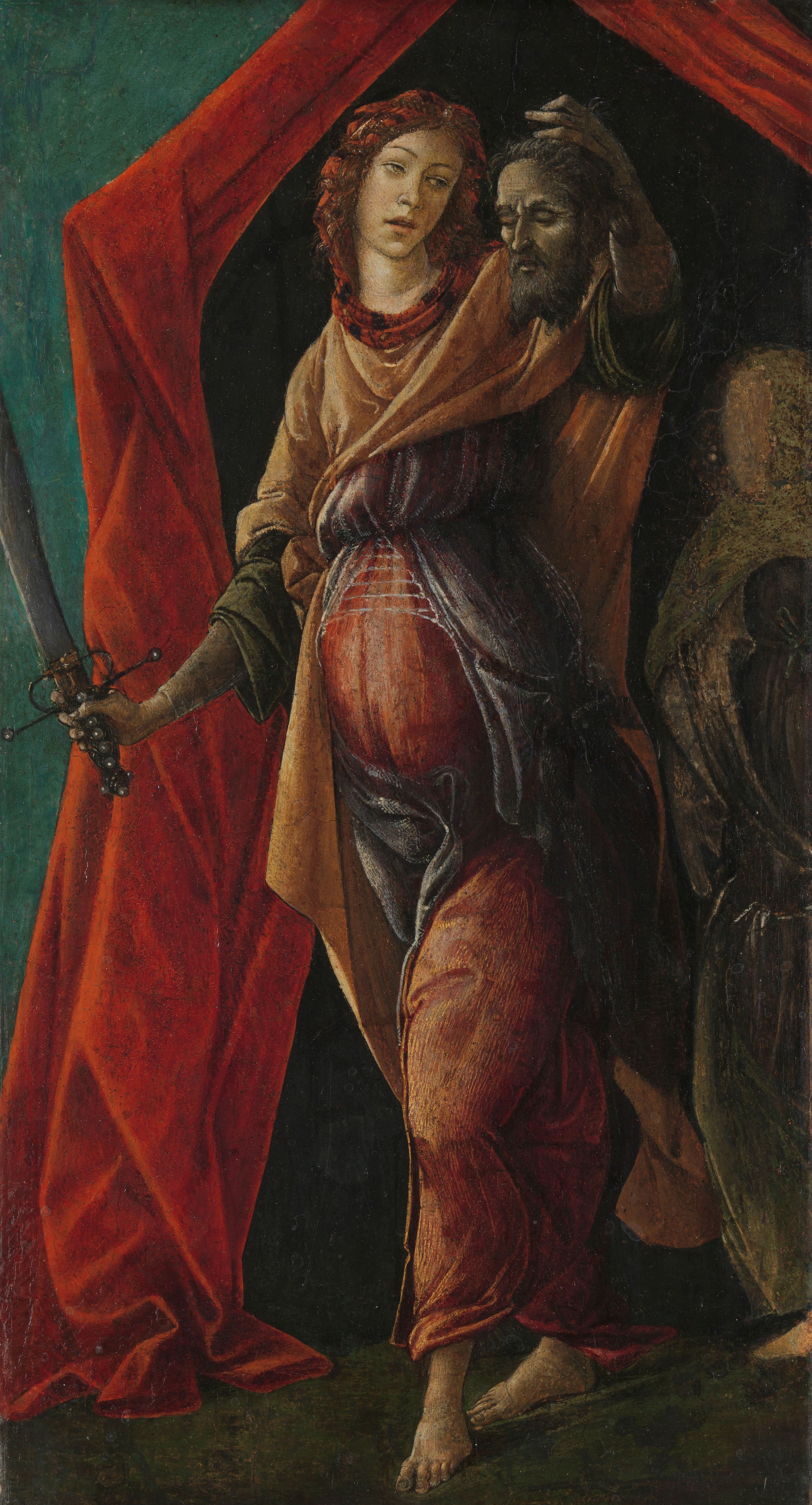 Judith Holopherne pään kanssa - Sandro Botticelli
