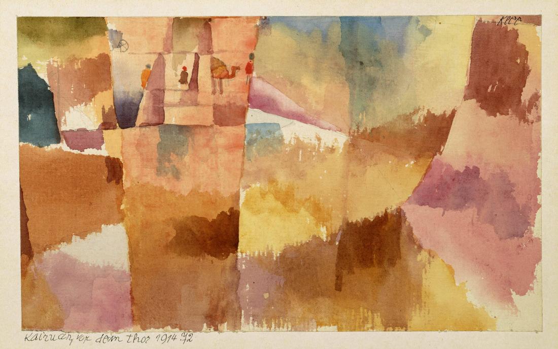 Kairouan, oven edessä - Paul Klee