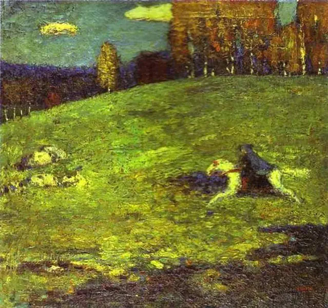 Sininen ratsastaja - Vassily Kandinsky