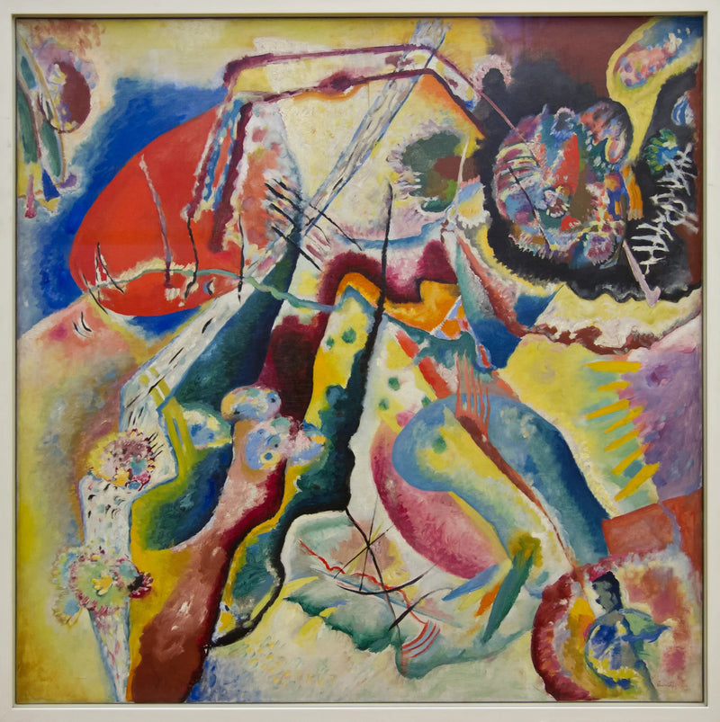 Punatäpläinen maalaus - Vassily Kandinsky