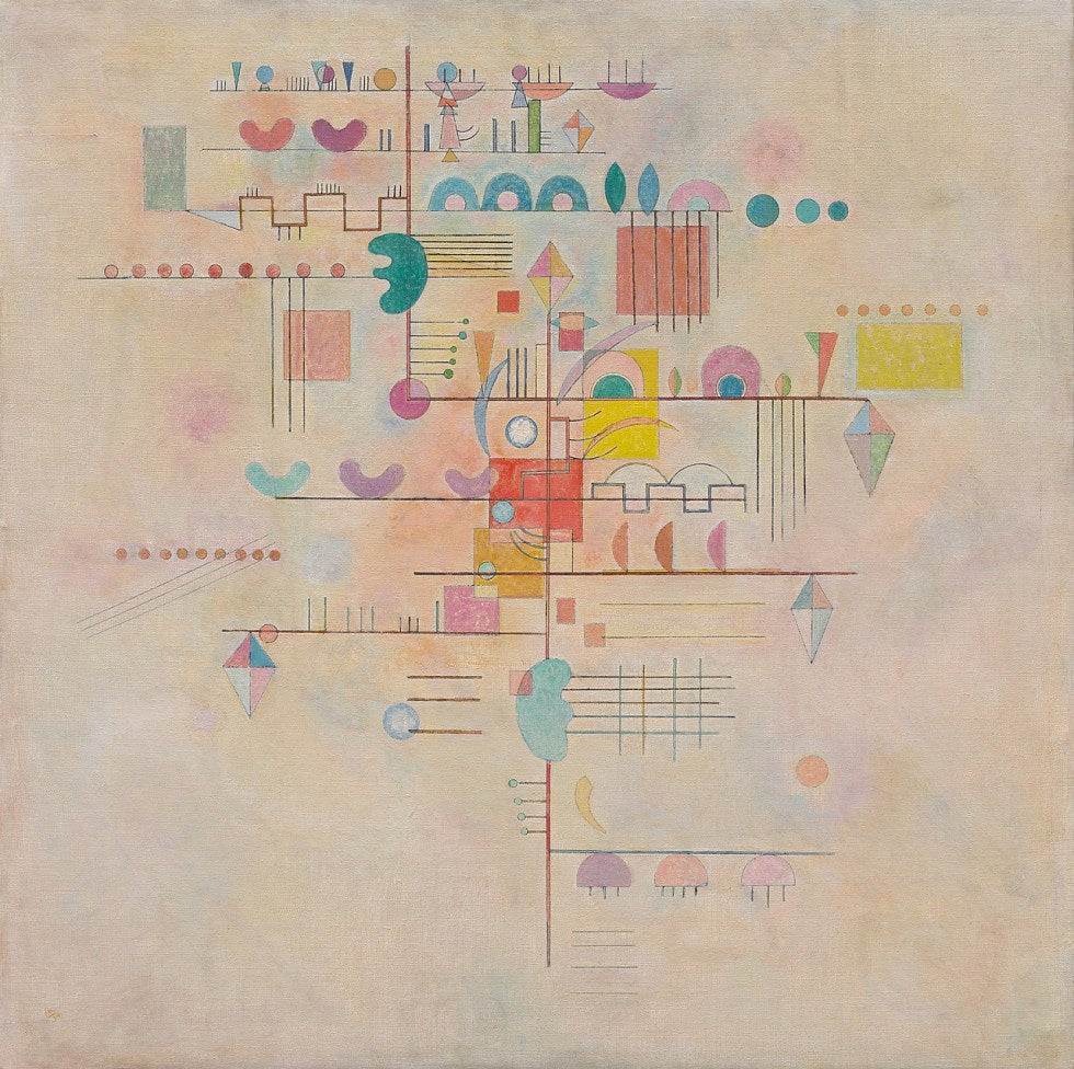 Reproduction du tableau « Montée gracieuse - Vassily Kandinsky » par Alpha Reproduction en peinture à l’huile