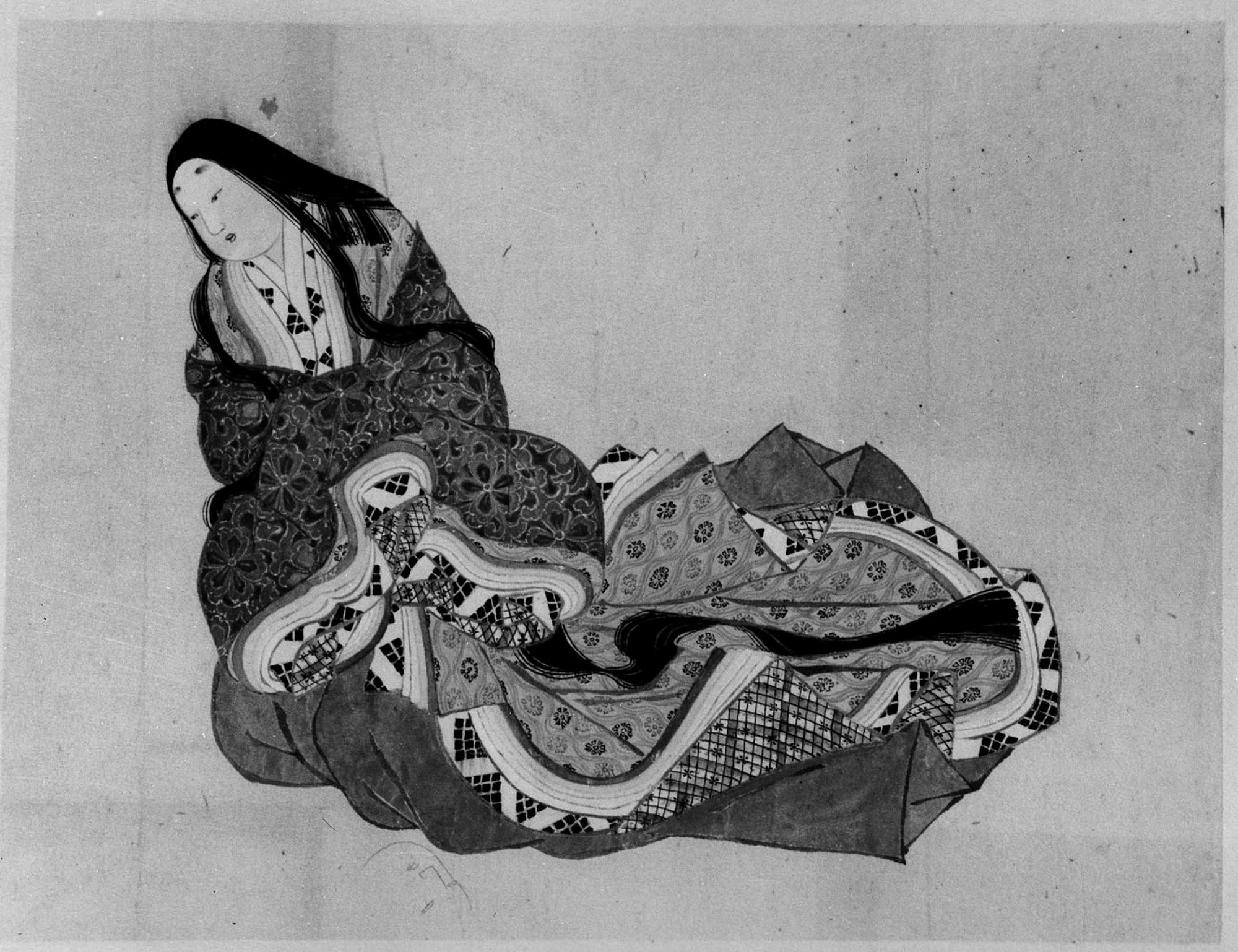Dame de la cour - Hokusai