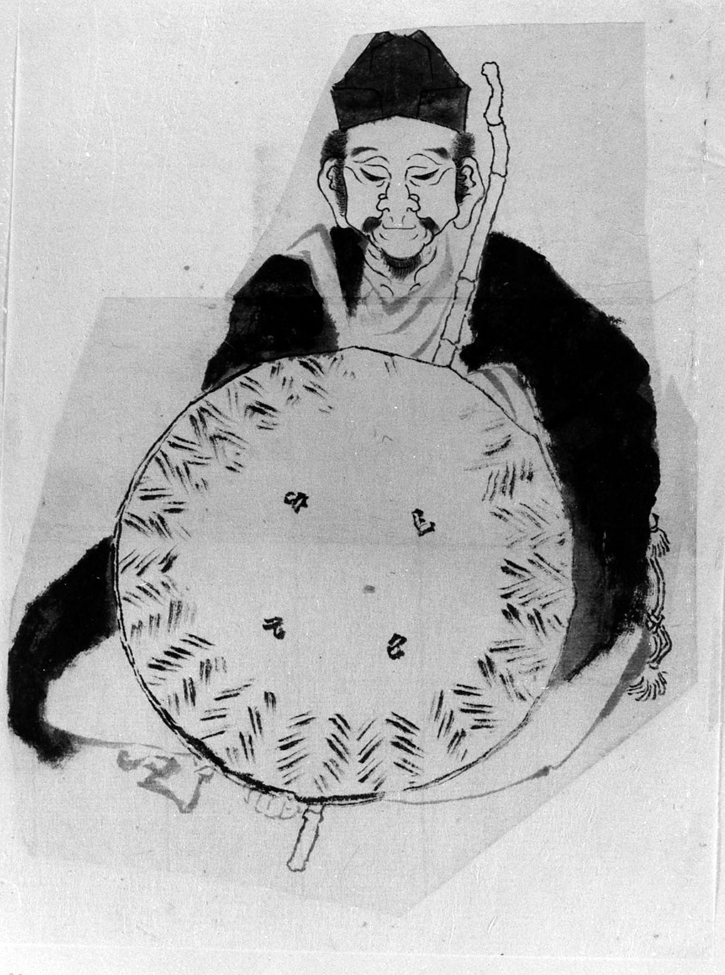 Portrait du poète Matsuo Bashō (?) - Hokusai