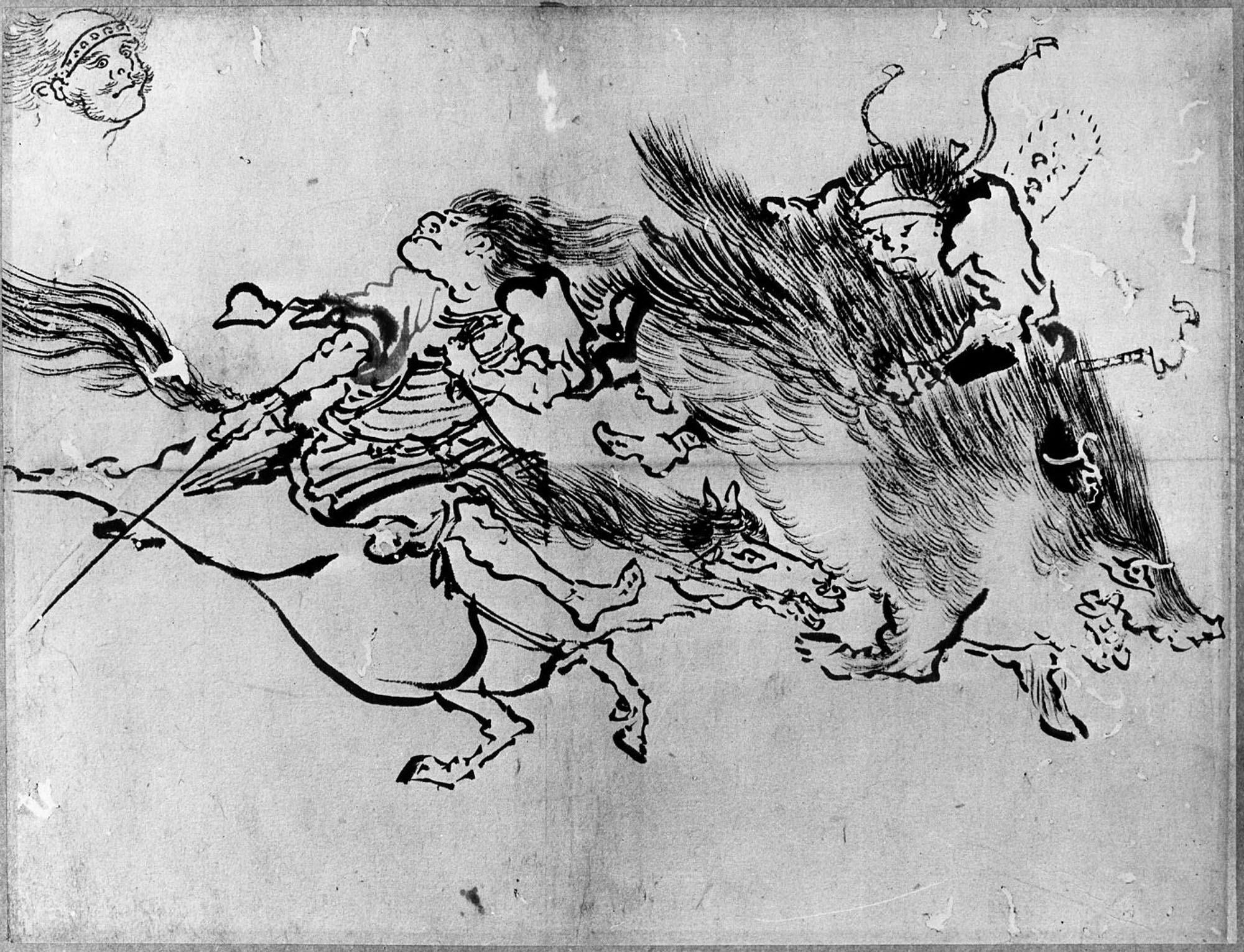 Deux chiffres - Hokusai