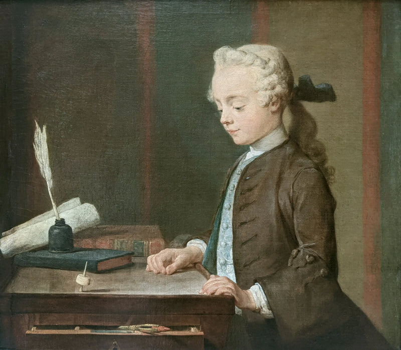Lapsi tuttipullon kanssa - Jean Siméon Chardin