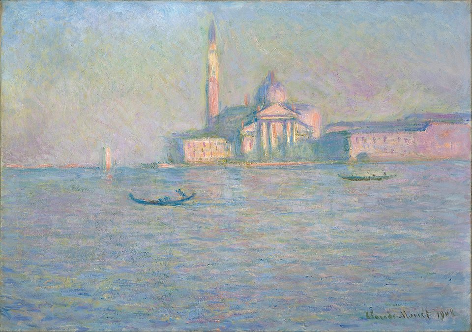 San Giorgio Maggioren kirkko Venetsiassa - Claude Monet