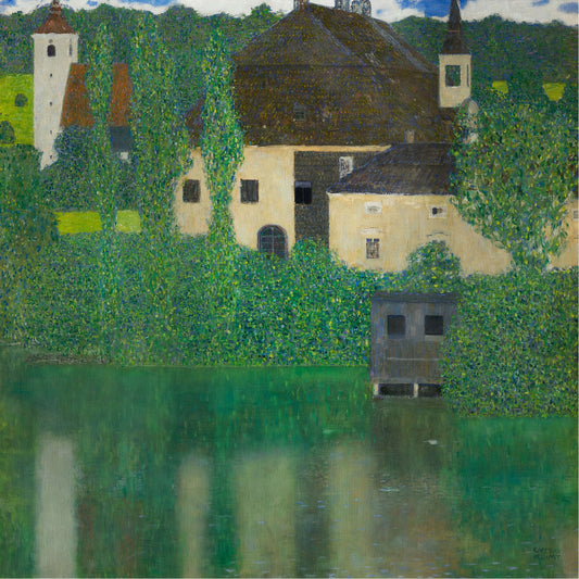 🏡🌿 Suljettu huone Atterseellä – Gustav Klimt (1902)