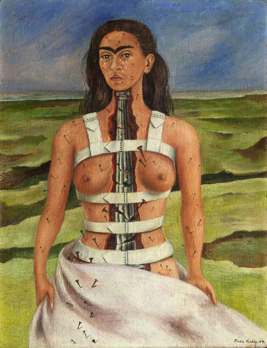 Murtunut pylväs – Frida Kahlo (1944)