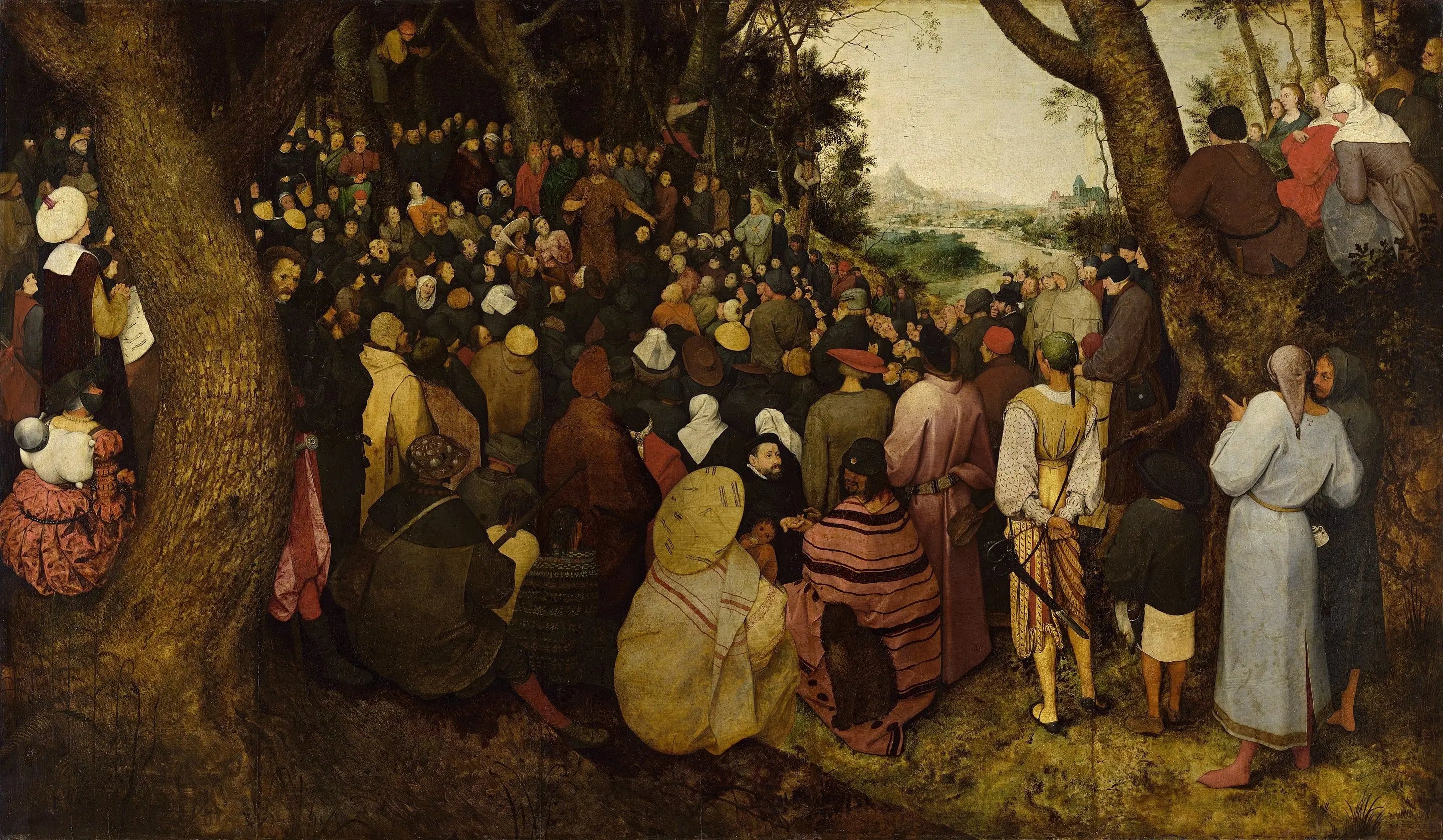 La Prédication de Saint Jean-Baptiste - Pieter Brueghel the Elder - Alpha Reproduction