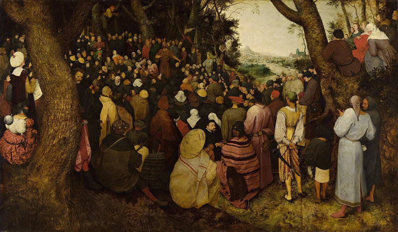 Pyhän Johannes Kastajan saarna - Pieter Brueghel vanhempi