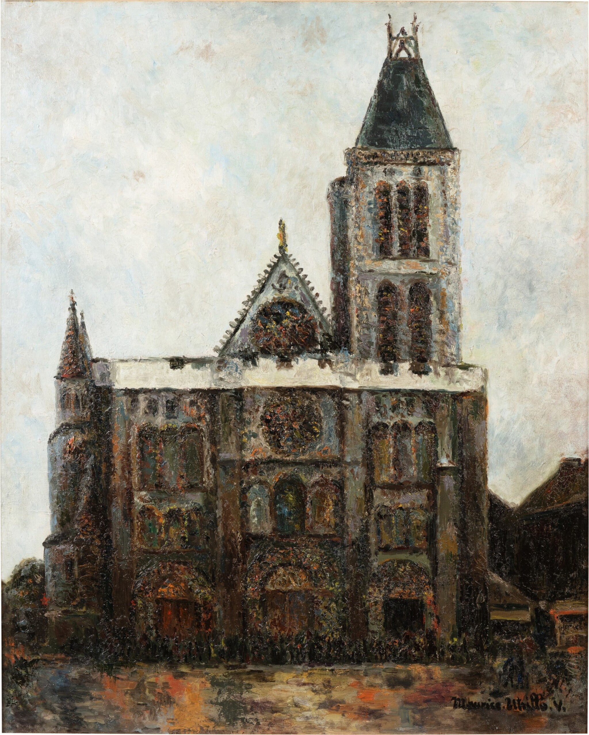 La Basilique de Saint-Denis - Maurice Utrillo