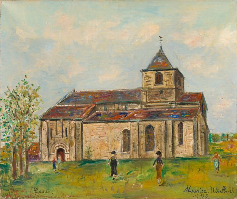 La Chapelle romane de Murat (1936) - Maurice Utrillo