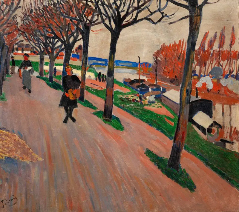 Seinen joki Pecq'ssa - André Derain