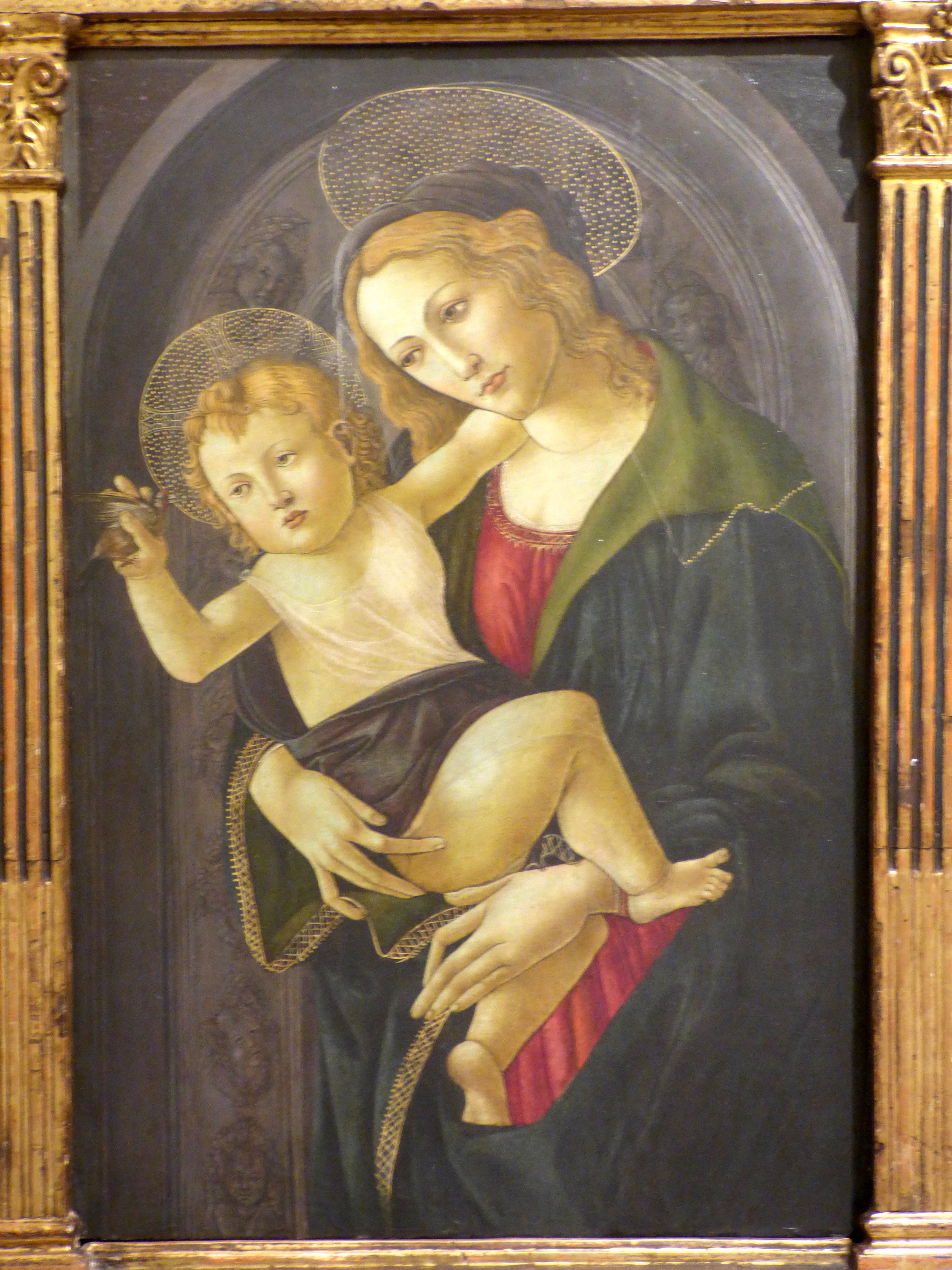 Neitsyt lapsineen niitissä - Sandro Botticelli
