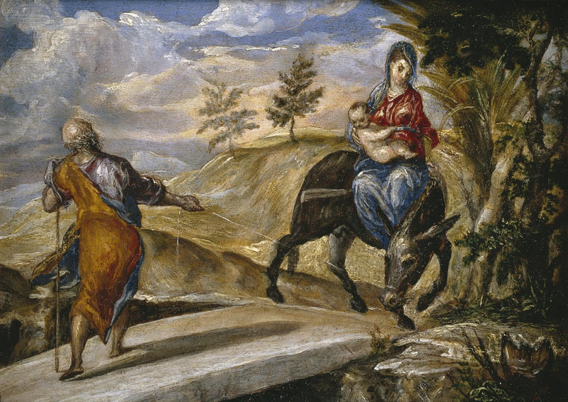 Egyptin pakomatka - El Greco