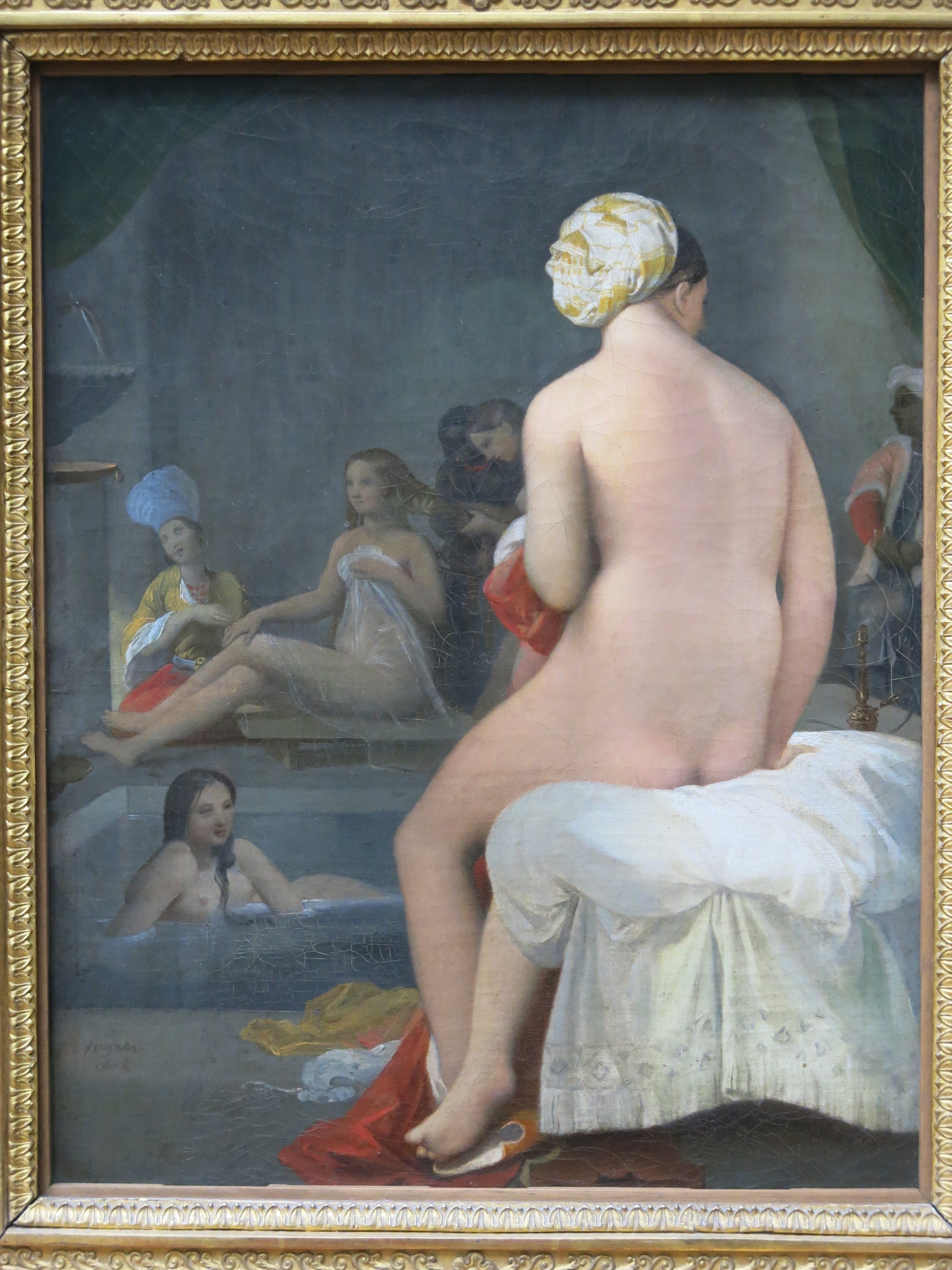 Pieni uimari; Haremihuone - Jean-Auguste-Dominique Ingres