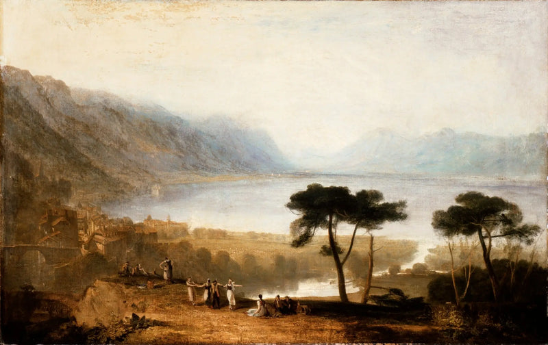 Genevenjärvi Montreux'sta - J. M. W. Turner
