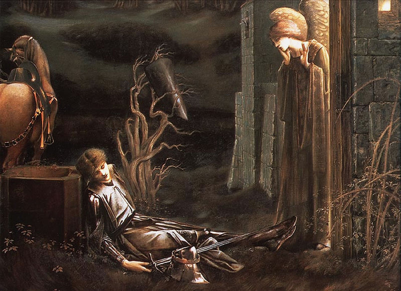 Lancelotin kappeli Pyhän Graalin - Edward Burne-Jones