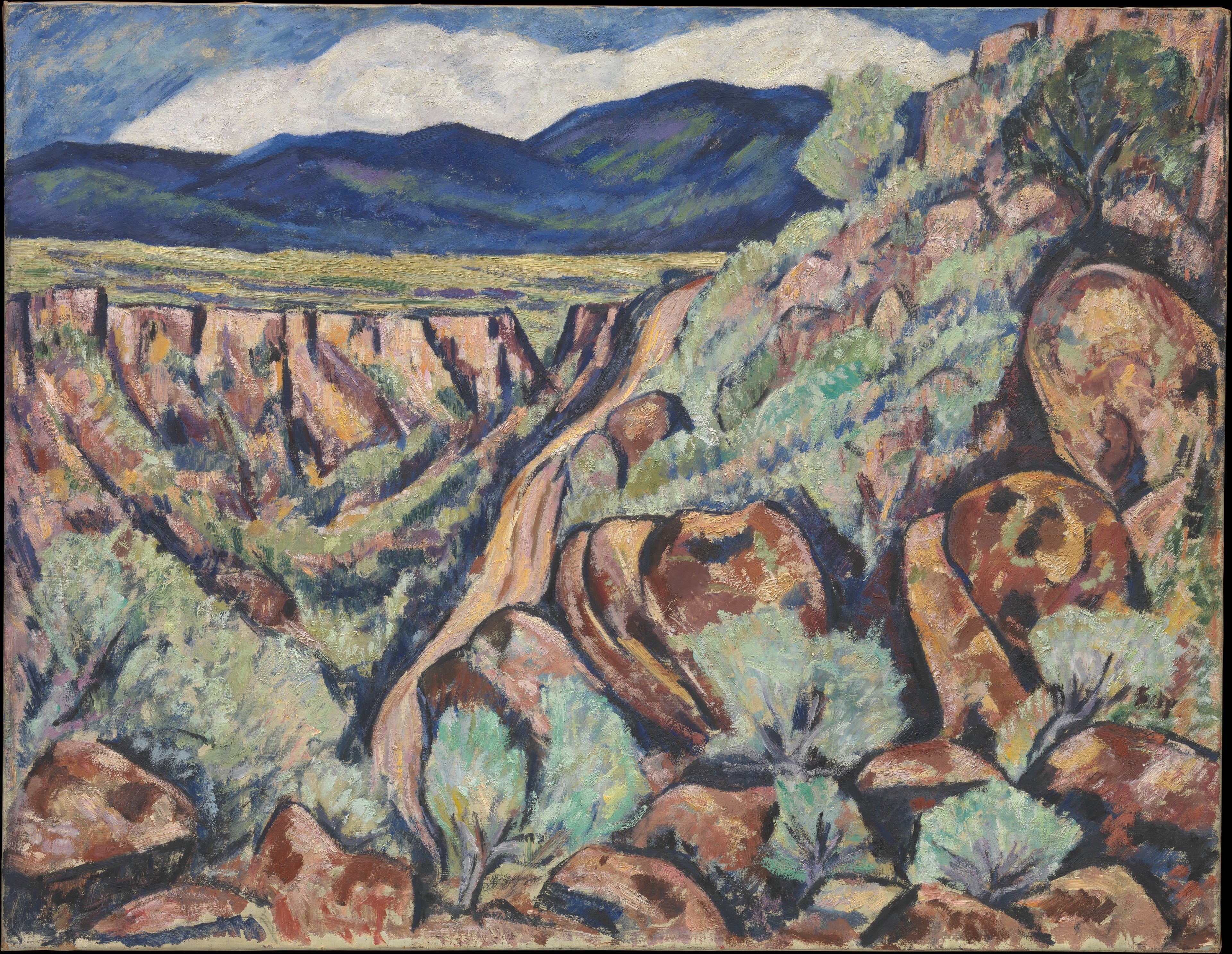 Paysage, Nouveau-Mexique - Marsden Hartley