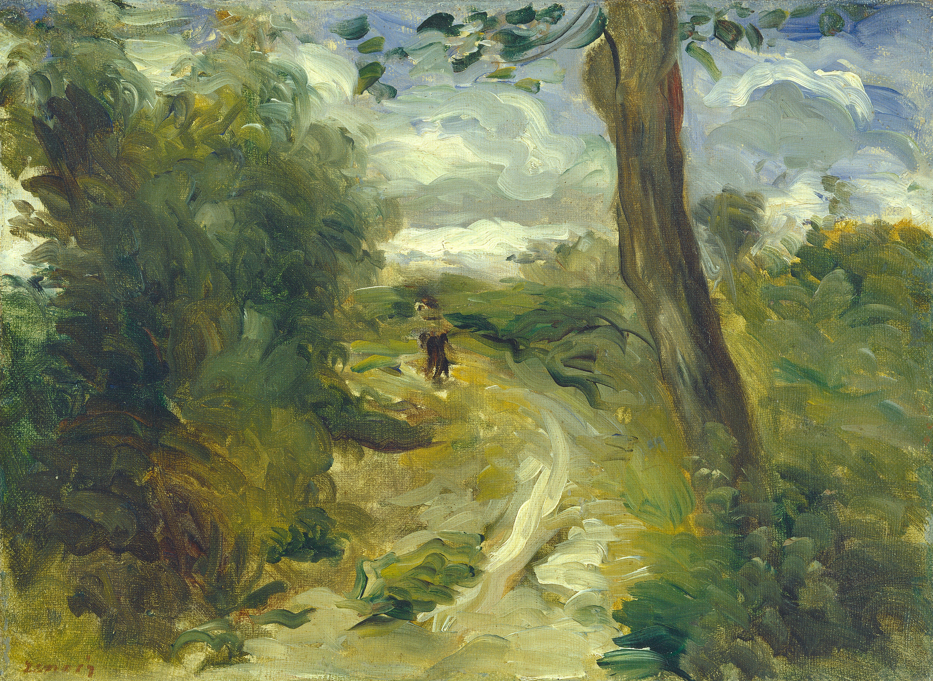 Reproduction du tableau « Paysage entre les tempêtes - Pierre-Auguste Renoir » par Alpha Reproduction en peinture à l’huile