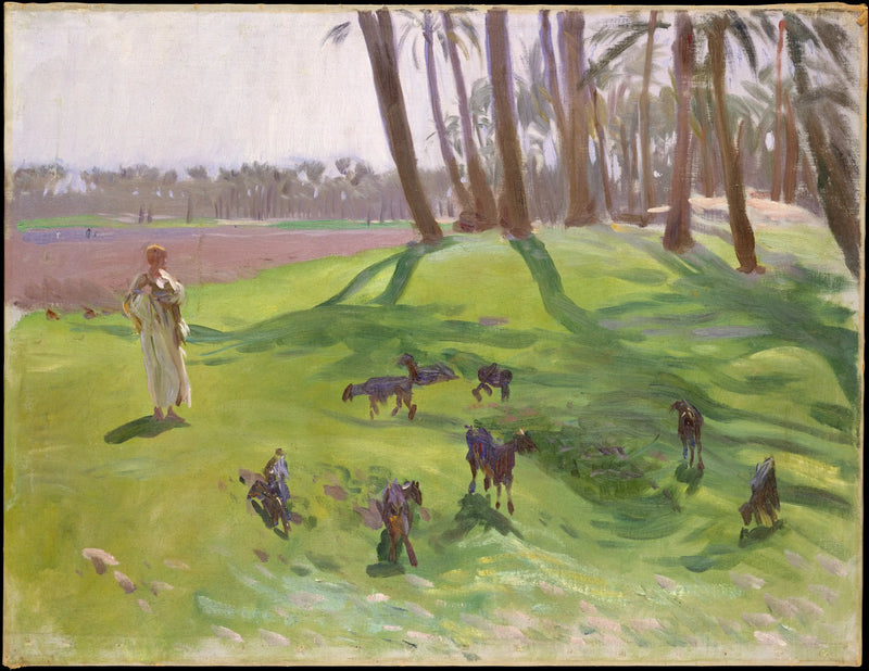 Maisema paimenineen - John Singer Sargent