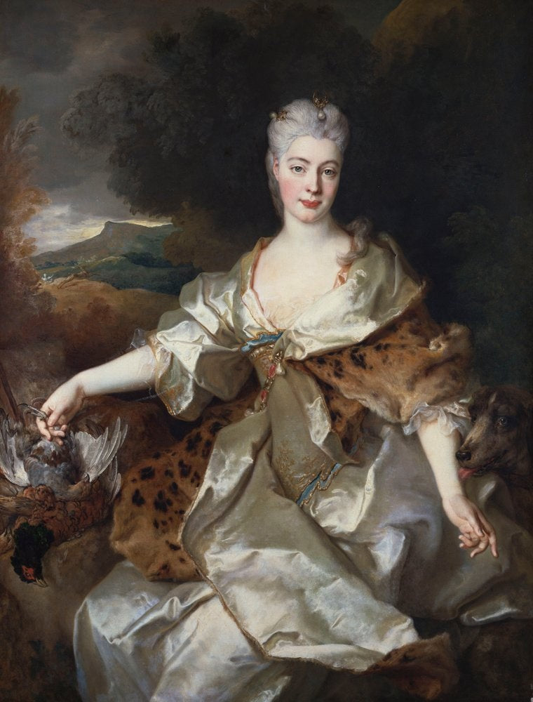 Portrait de la Comtesse de Noirmont en Diane - Nicolas de Largillière