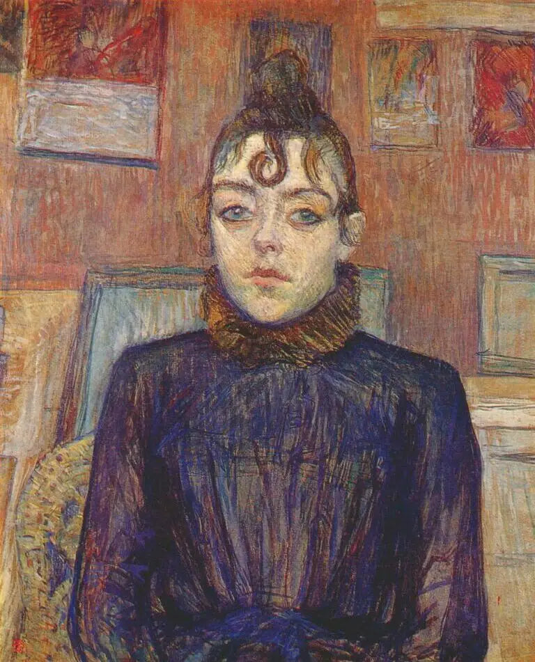 Tyttö Lovelockin kanssa - Henri de Toulouse-Lautrec
