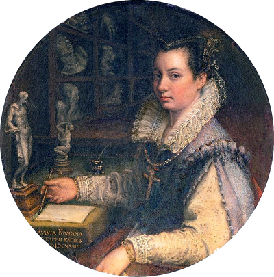 Autoportrait dans l'atelier - Lavinia Fontana