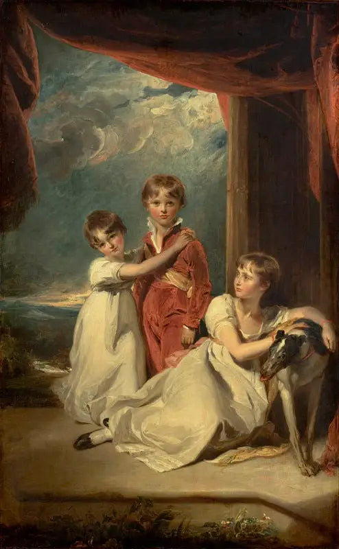 Les enfants de Sir Samuel Fludyer - Thomas Lawrence - Alpha Reproduction