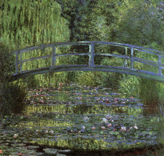 Nymfealammikko, vihreä harmonia - Claude Monet