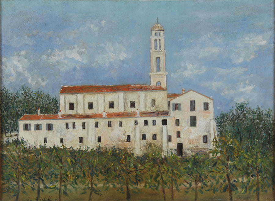 Le Couvent de Piedicroce en Corse (1914) - Maurice Utrillo