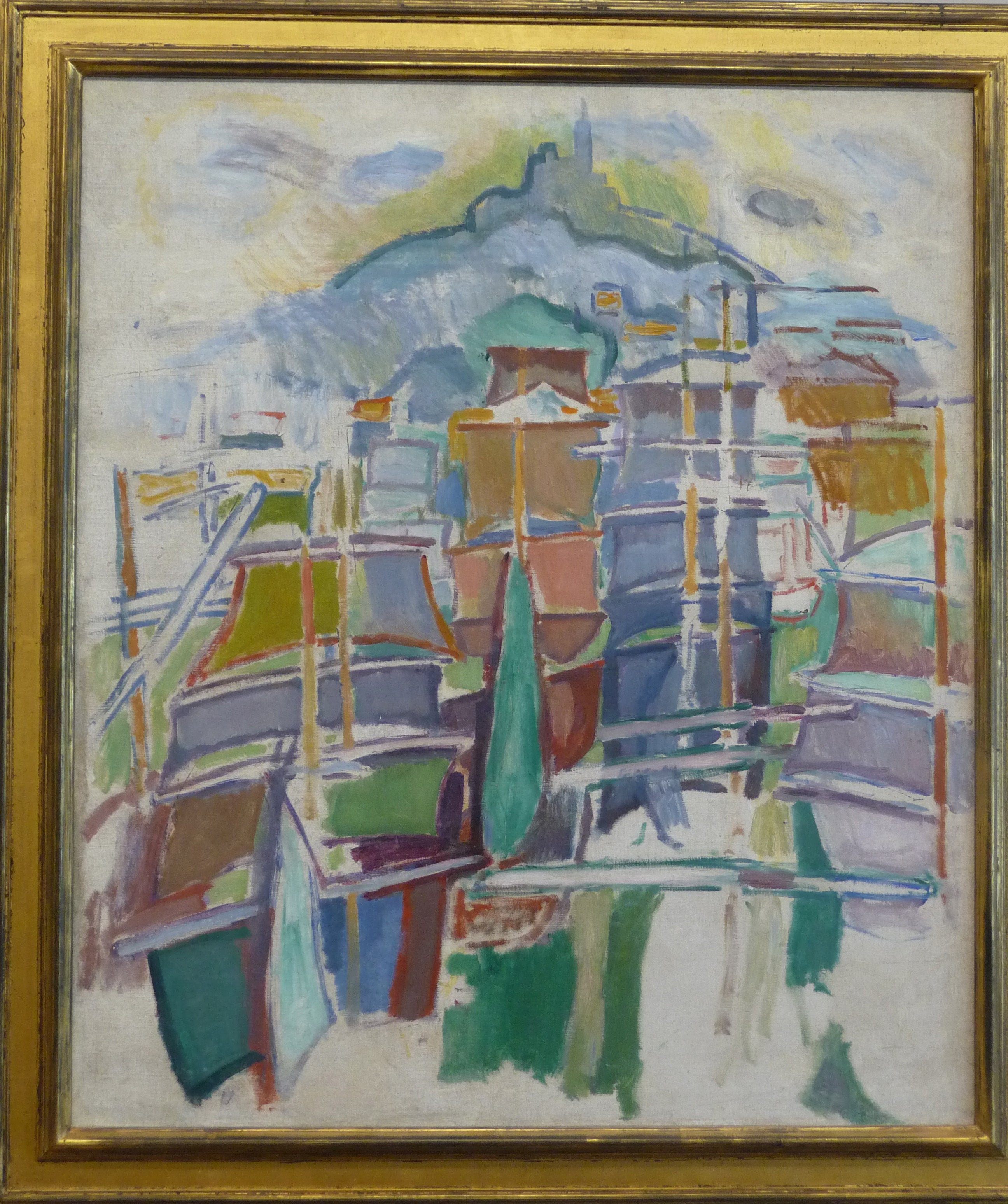 Le vieux port de Marseille et Notre Dame de la Garde - Raoul Dufy