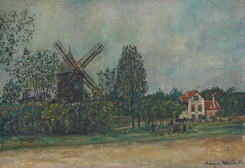 Le Moulin du Bois de Boulogne (1916) - Maurice Utrillo