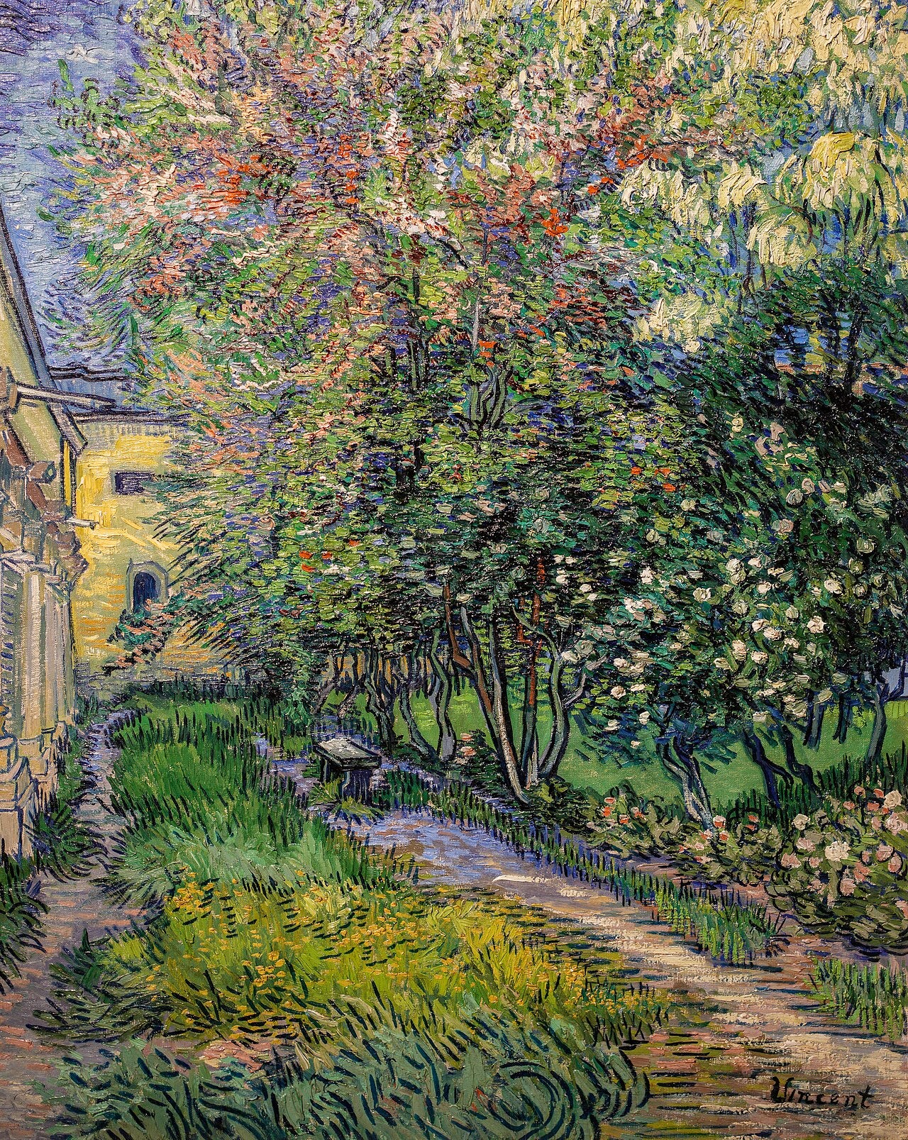 Saint-Rémyn mielisairaalan puutarha - Vincent van Gogh