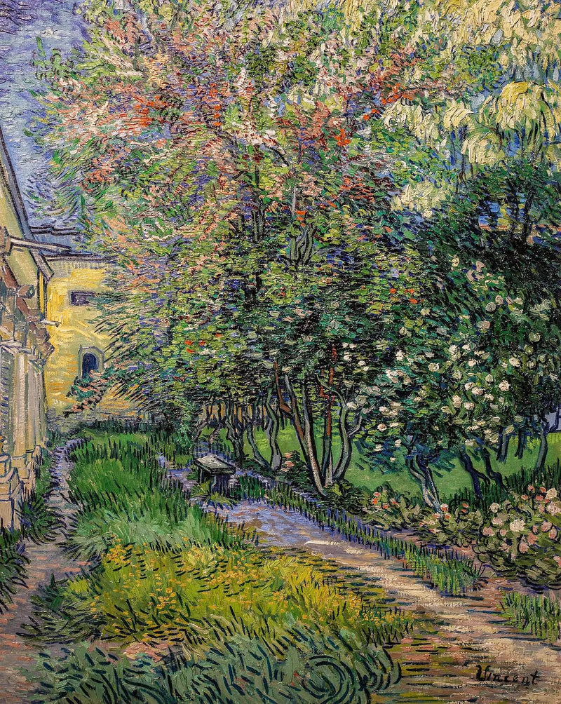 Saint-Rémyn mielisairaalan puutarha - Vincent van Gogh