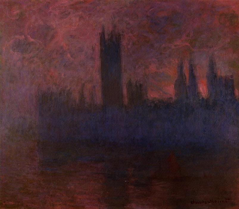Parlamentin salit, Symfonia ruusulle - Claude Monet