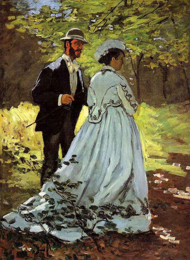 🚶‍♀️ Kävelijät – Claude Monet (noin 1870)