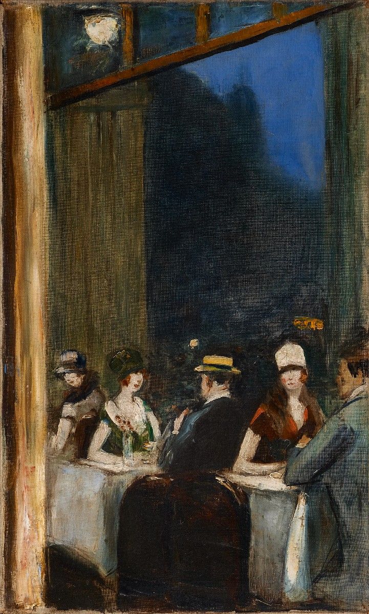 Kahvilakulttuuria Pariisissa - Lesser Ury