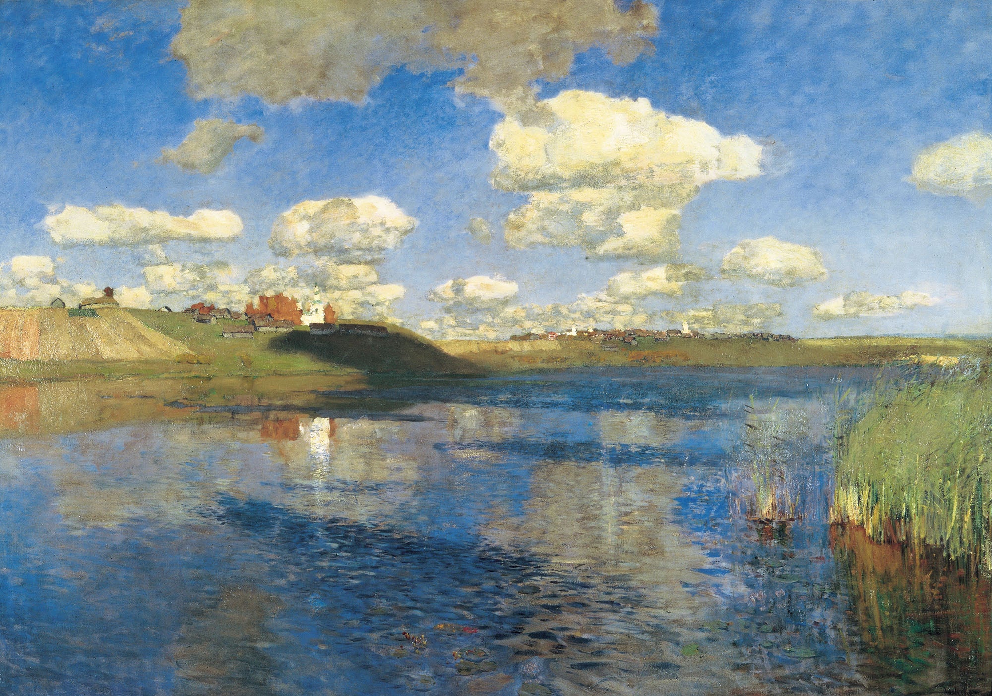 Järvi. Venäläiset - Isaac Levitan