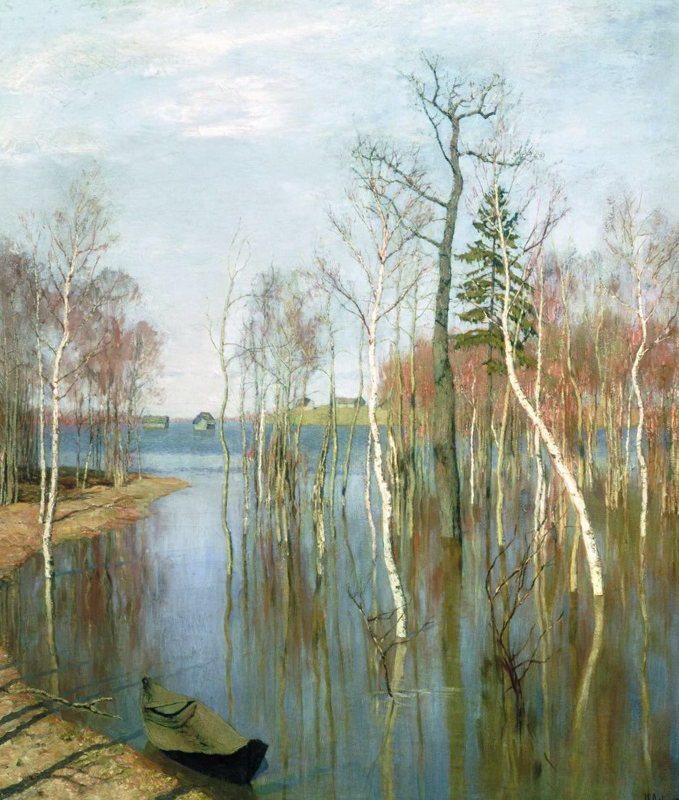 Lähde. Suuret vedet - Isaac Levitan