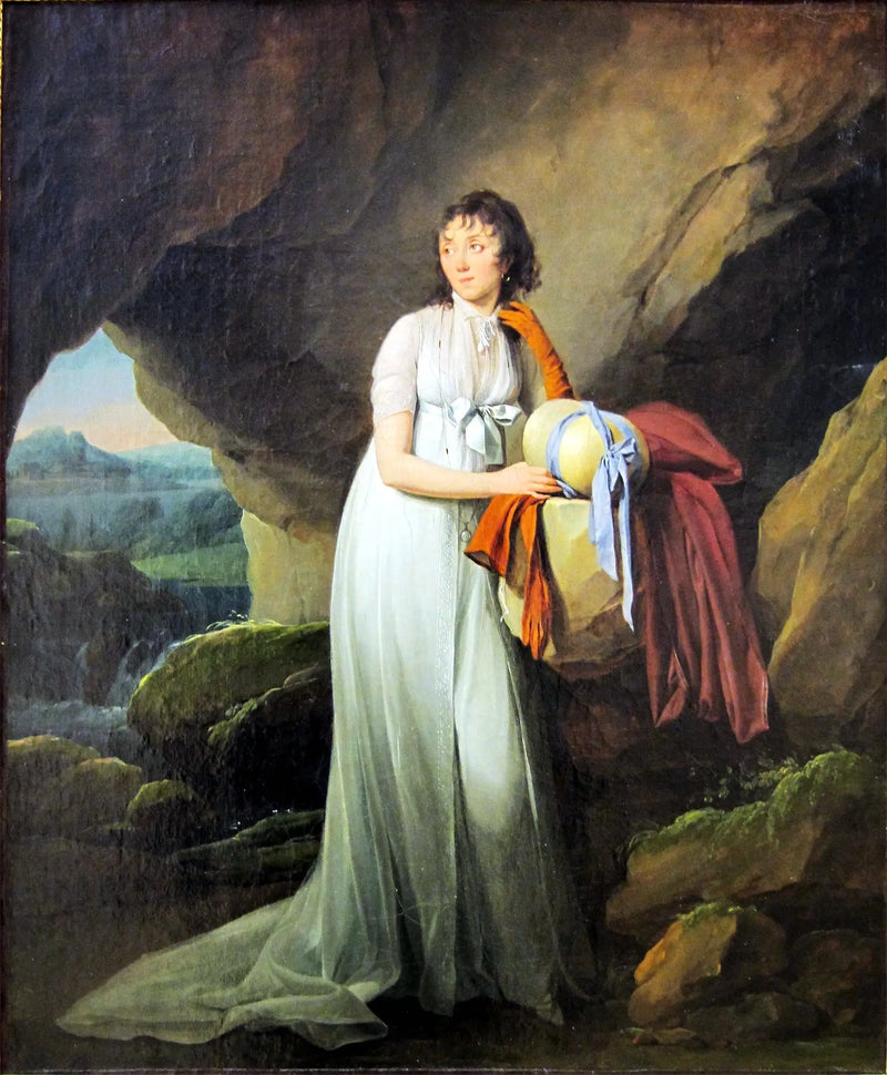 Mme d'Aucourt de Saint-Justin muotokuva - Louis-Léopold Boilly