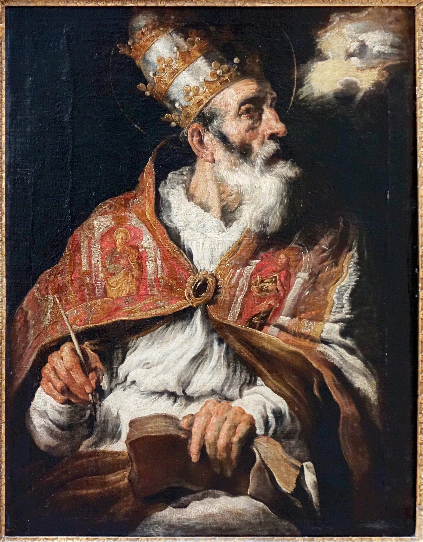 Saint Grégoire-le-Grand - Domenico Fetti image 1 reproduction réalisée par Alpha Reproduction