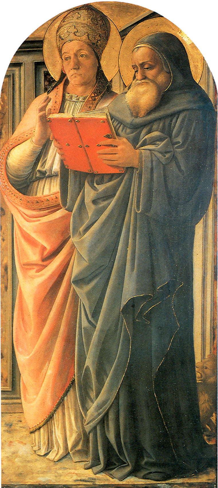 Gregory and Jerome, Doctors of the Church - Fra Filippo Lippi